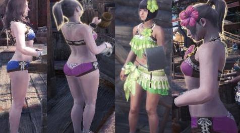 怪物猎人：世界MOD 赤脚泳装（Barefoot Swimsuit）