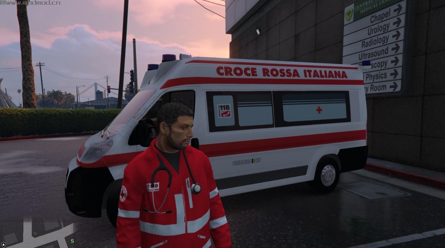 侠盗猎车手5MOD Divisa Croce Rossa Italiana