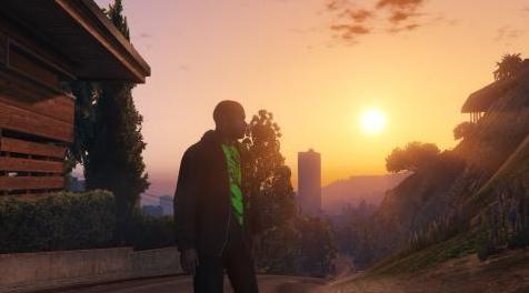 侠盗猎车手5MOD Razer hoodie & t-shirt for Franklin