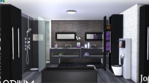 模拟人生4MOD JOMSIMS IBARIUM 豪华浴室一套