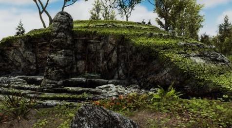 上古卷轴5：重置版MOD 另类Mossdirtpile纹理UHD