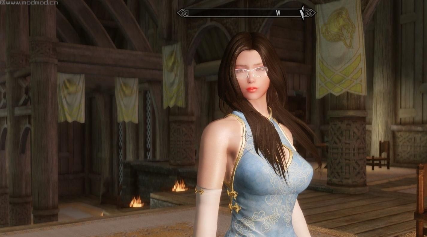 上古卷轴5：天际MOD DOA5 Helena Mandarin Dress