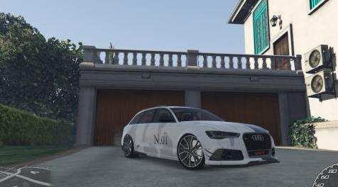 侠盗猎车手5MOD Jon Olsson&rsquo;s No.1 I Audi RS6+ Avant ABT livery