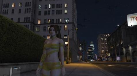 侠盗猎车手5MOD 不知火舞(金丝带)