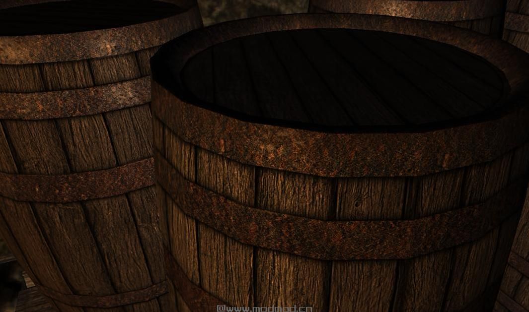 上古卷轴5：重置版MOD 老和生锈 - 桶 - Meadbarrel - 软木和插口