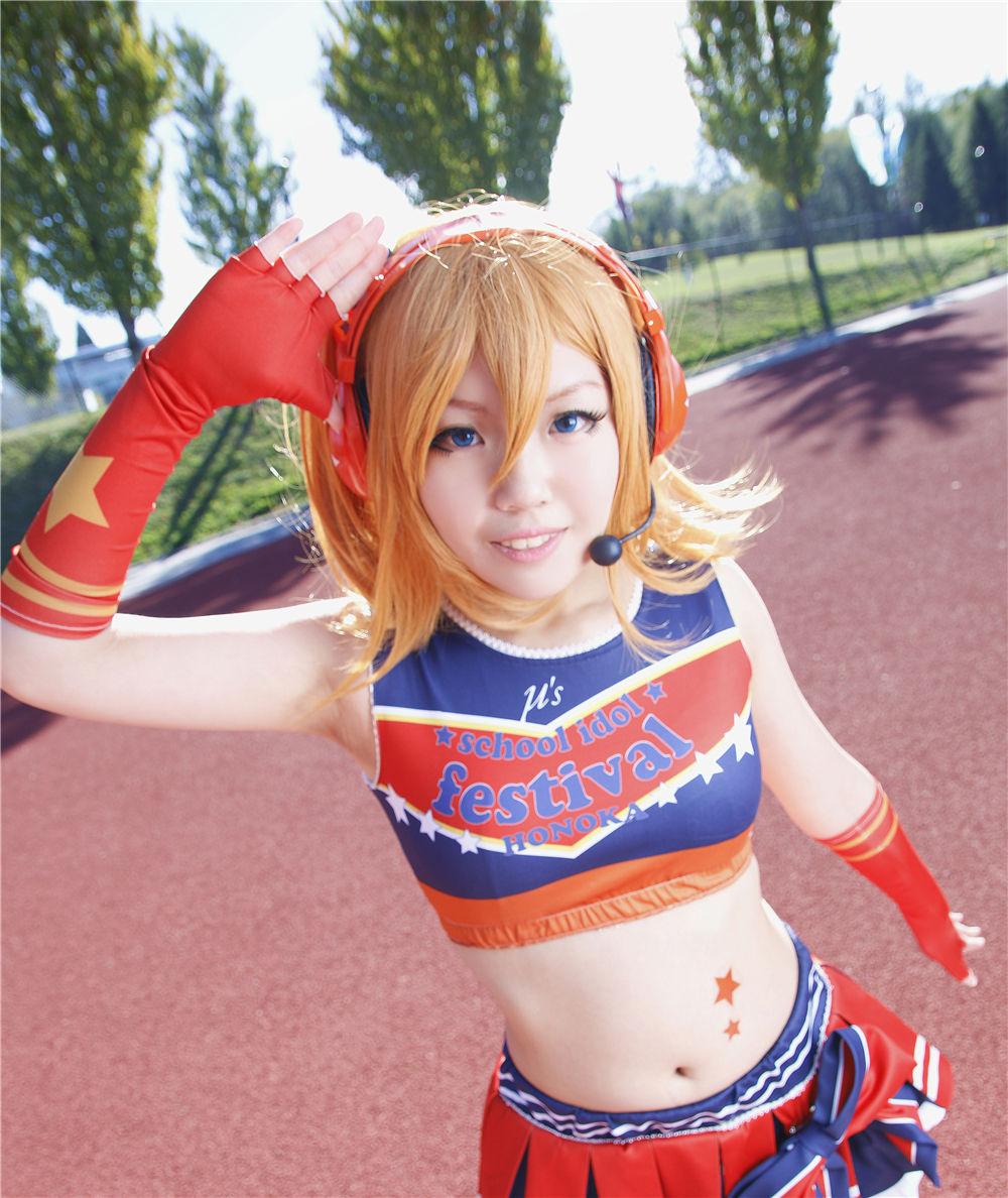 Love Live!高坂穗乃果啦啦队,cosplay,二次元