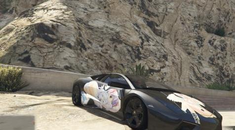 侠盗猎车手5MOD reventon anime [paintjob]