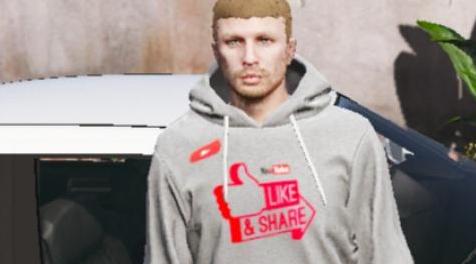 侠盗猎车手5MOD Youtuber hoodie