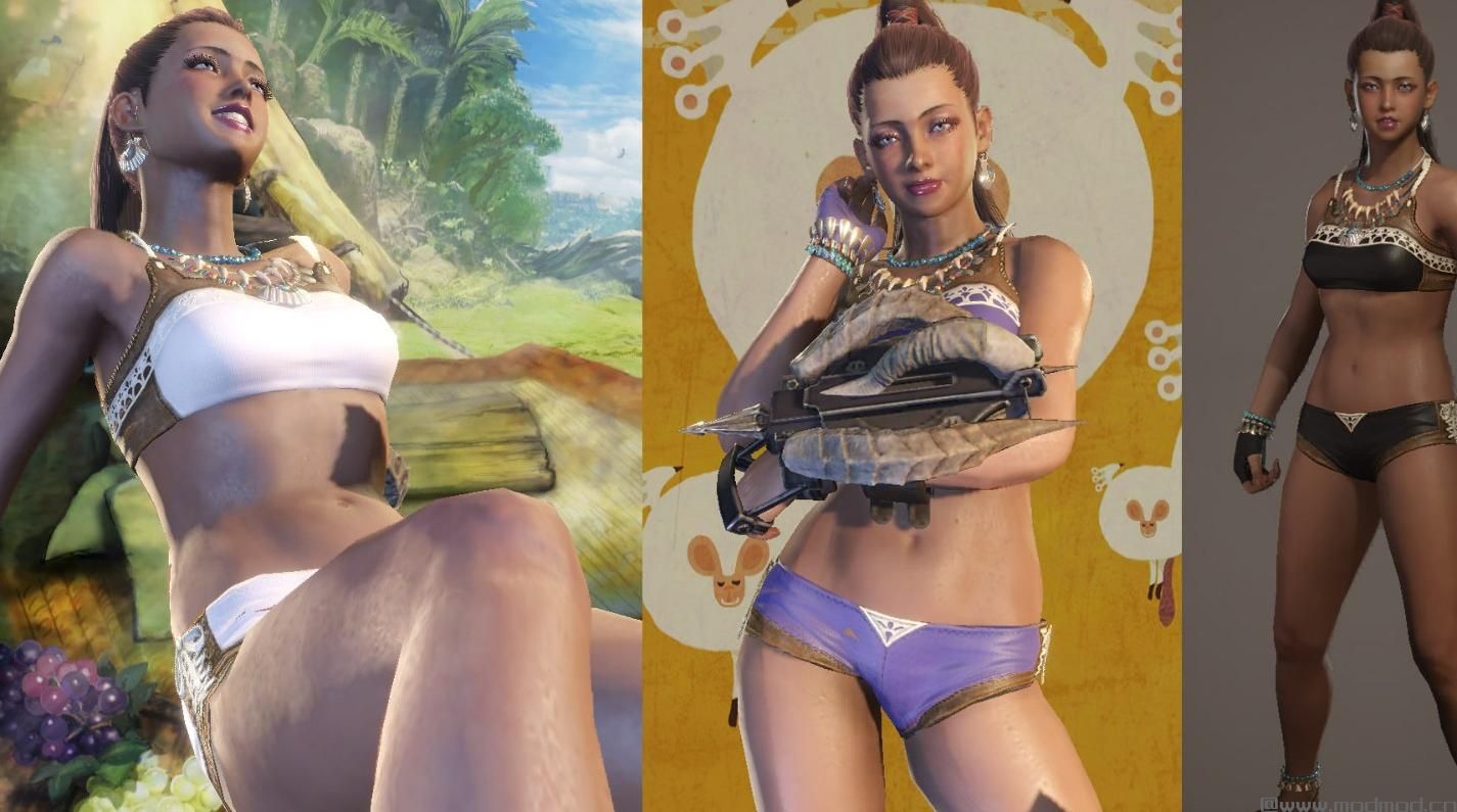 怪物猎人：世界MOD Swimsuit for Underwear or Samurai