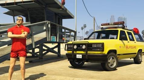 侠盗猎车手5MOD Declasse Granger Retro - Lifeguard
