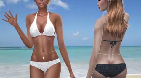 模拟人生4MOD knitted bikini 针织比基尼