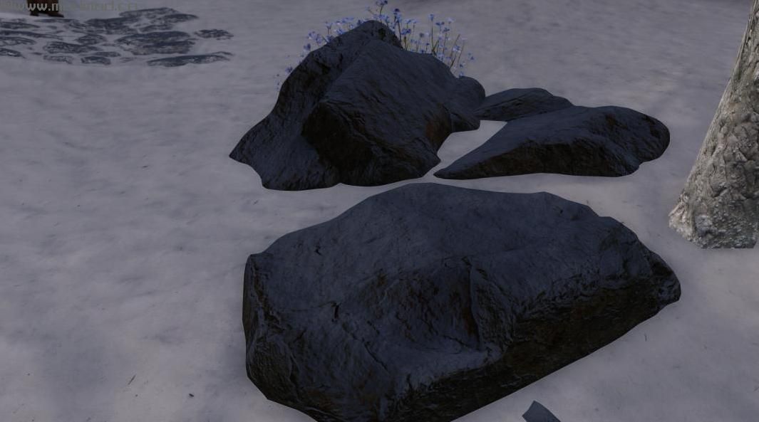Skyrim三维岩石