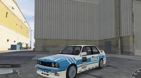 侠盗猎车手5MOD BMW M3 e30 livery I MAHLE, JP Performance