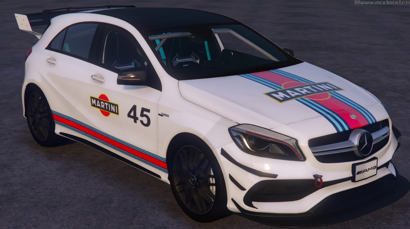 [2017 Mercedes-AMG A45 W176] Martini livery