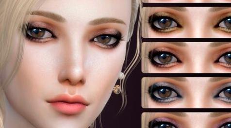 模拟人生4MOD Bobur Eyeshadow 24 眼影
