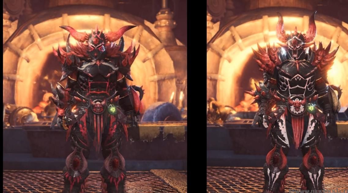 怪物猎人：世界MOD MHW Armor MALE and FEMALE Arch Demon Nergiagnte