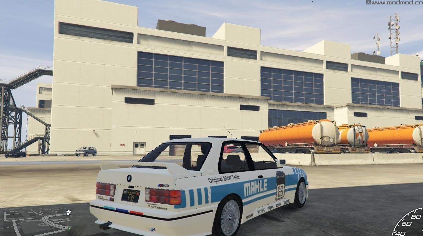 侠盗猎车手5MOD BMW M3 e30 livery I MAHLE, JP Performance