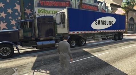 侠盗猎车手5MOD Real Brand Electronics Giant&rsquo;s Truck Trailers