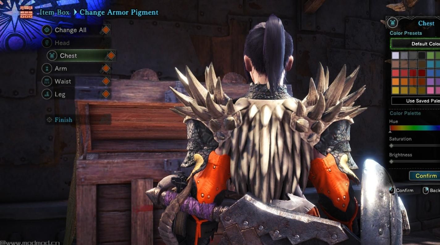 怪物猎人：世界MOD Nergigante Armor Spike Removal (and other edits