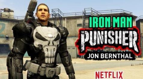 侠盗猎车手5MOD 钢铁侠(PUNISHER)