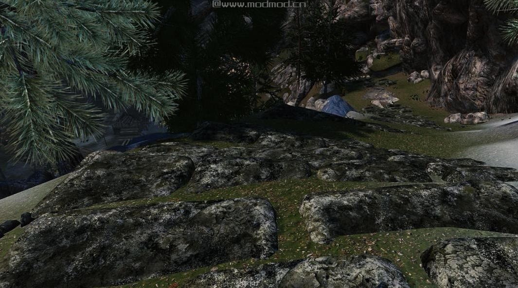 上古卷轴5：重置版MOD SkyRIM 3D高级Hrothgar台阶