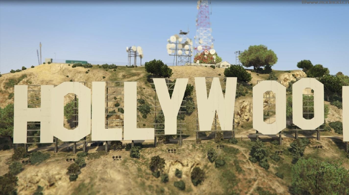 侠盗猎车手5MOD  Hollywood Sign