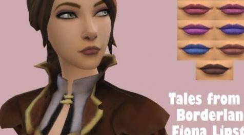 模拟人生4MOD Tales from the Borderlands Fiona Lipstick 唇彩