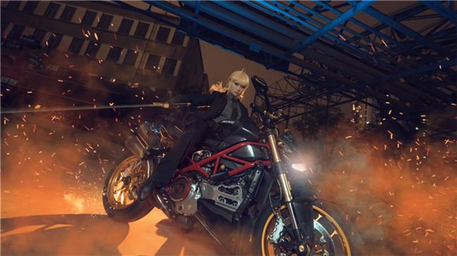 FateZero黑西装saber,cosplay,二次元