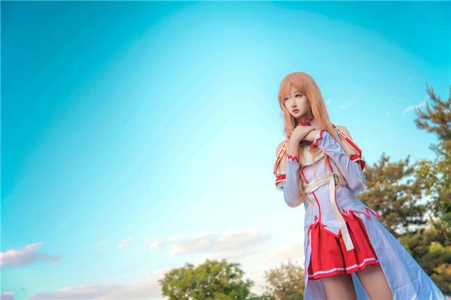 《刀剑神域》亚丝娜,cosplay,二次元