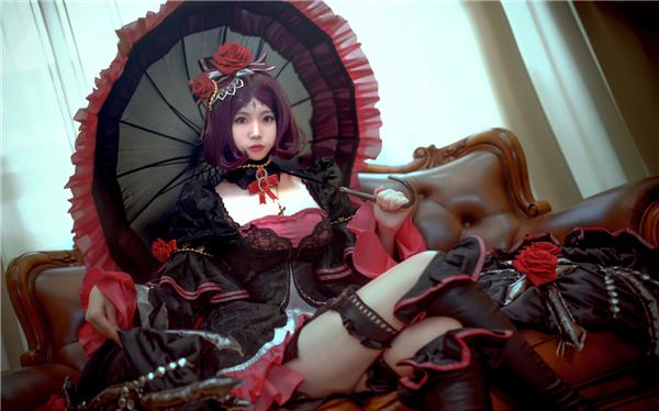 《王者荣耀》哥特露娜cosplay,cosplay,二次元