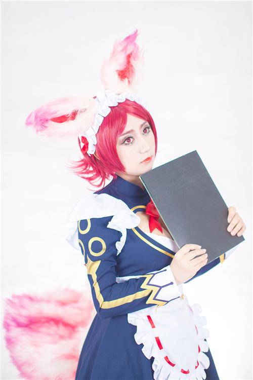 《王者荣耀》女仆妲己cosplay,cosplay,二次元