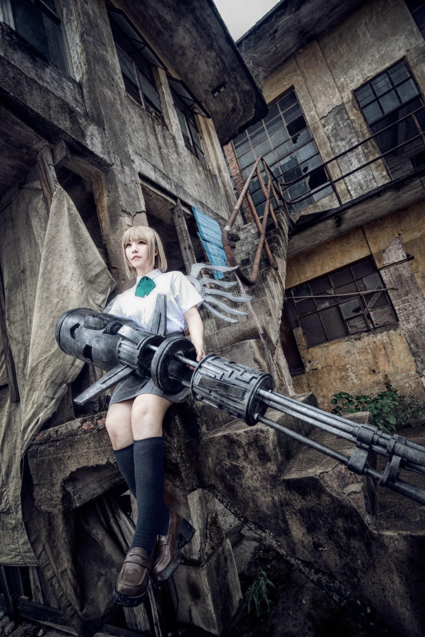 最终兵器彼女千濑cosplay,cosplay,二次元