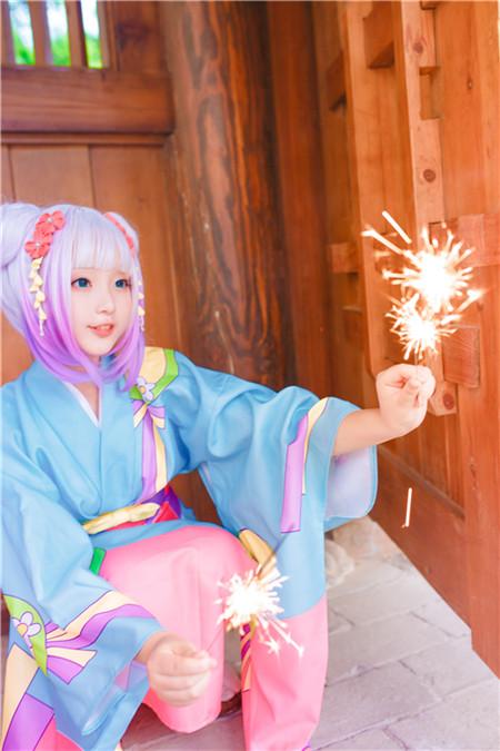 《小林家的龙女仆》和服之旅cosplay