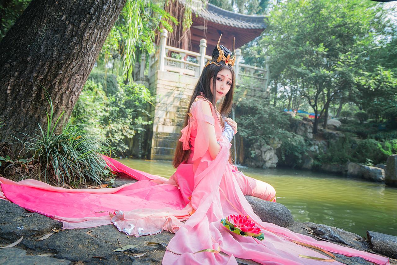 剑网三儒风秀娘cosplay-《闻说》,cosplay,二次元