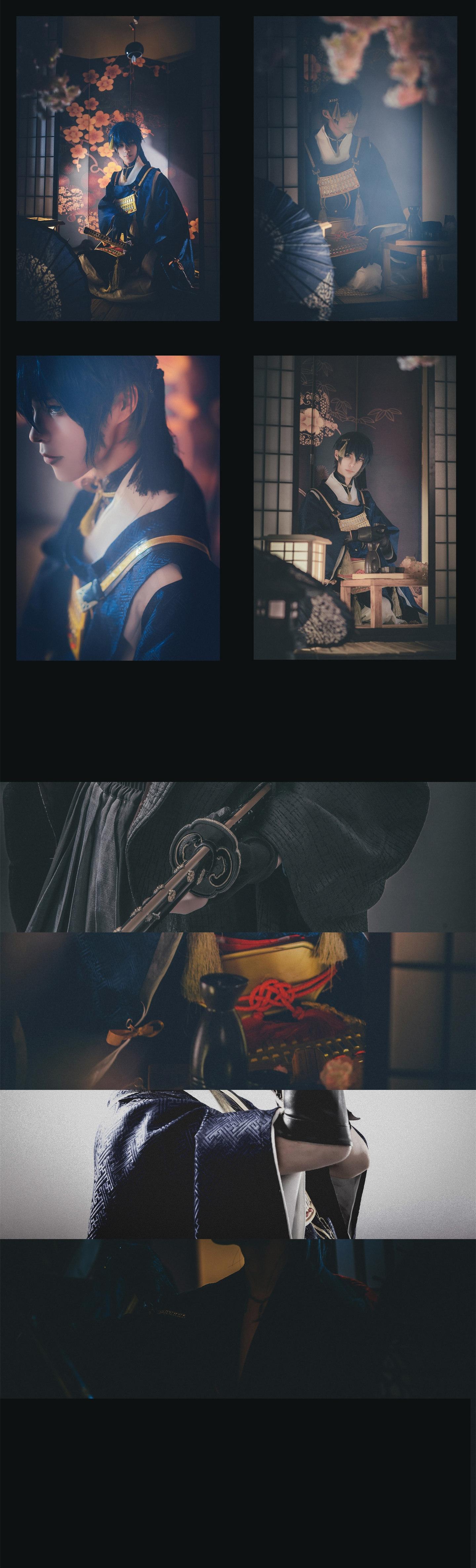 刀剑乱舞三日月宗近cosplay-《太阳と月》,cosplay,二次元