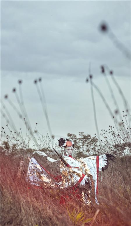 《阴阳师手游》姑获鸟·金鸾鹤羽,cosplay,二次元