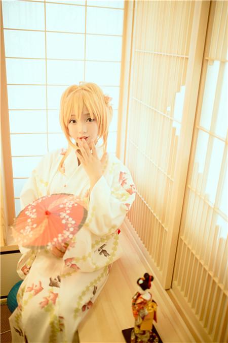 《魔卡少女樱》小樱金鱼浴衣,cosplay,二次元