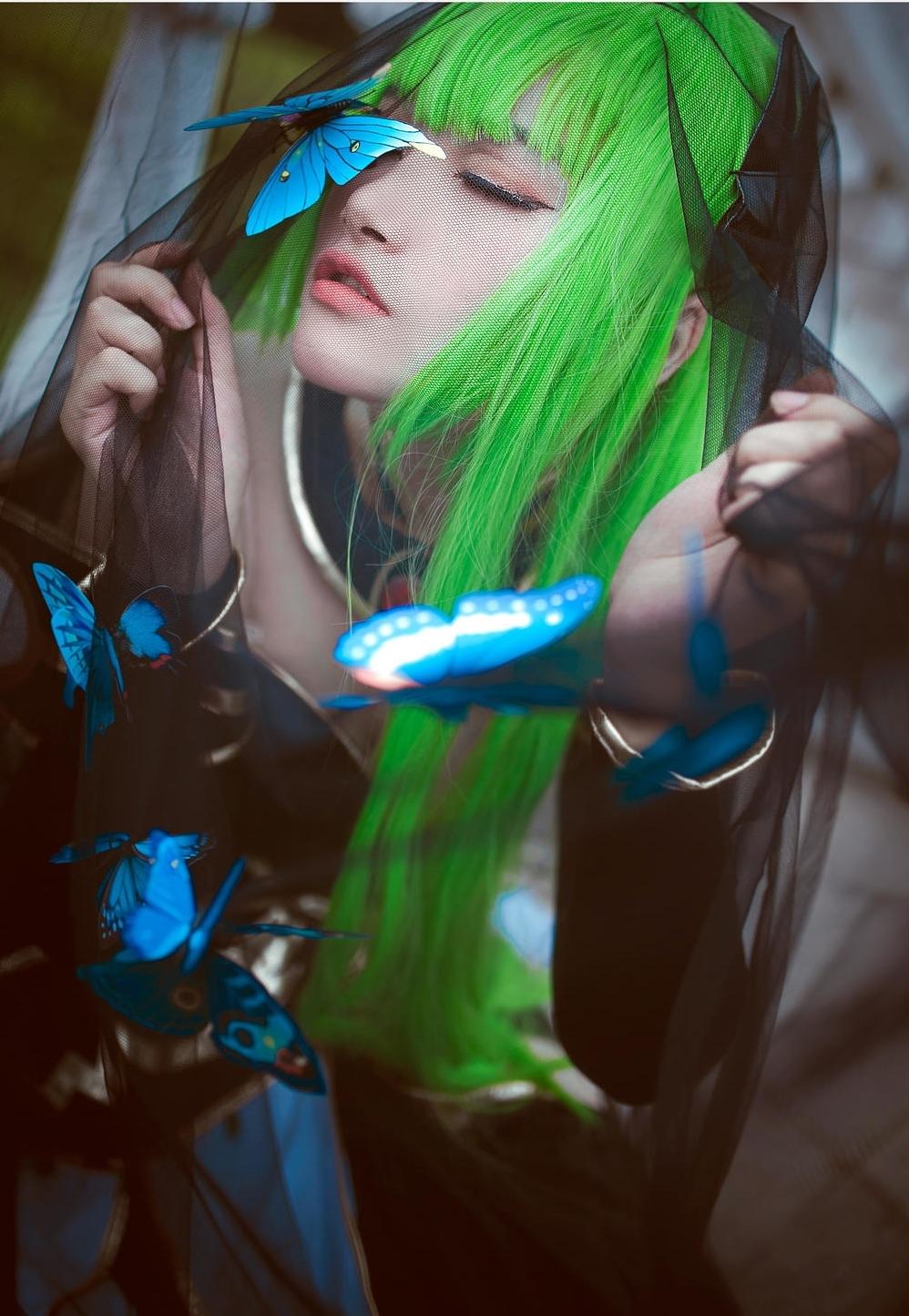《叛逆的鲁鲁修》 C.C cosplay,cosplay,二次元