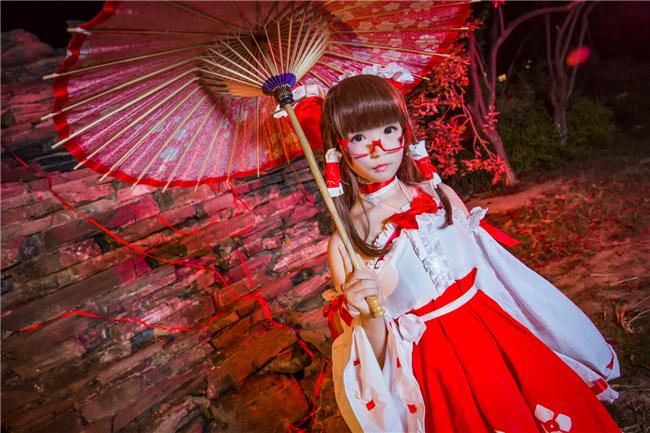 《东方project 》博丽灵梦,cosplay,二次元