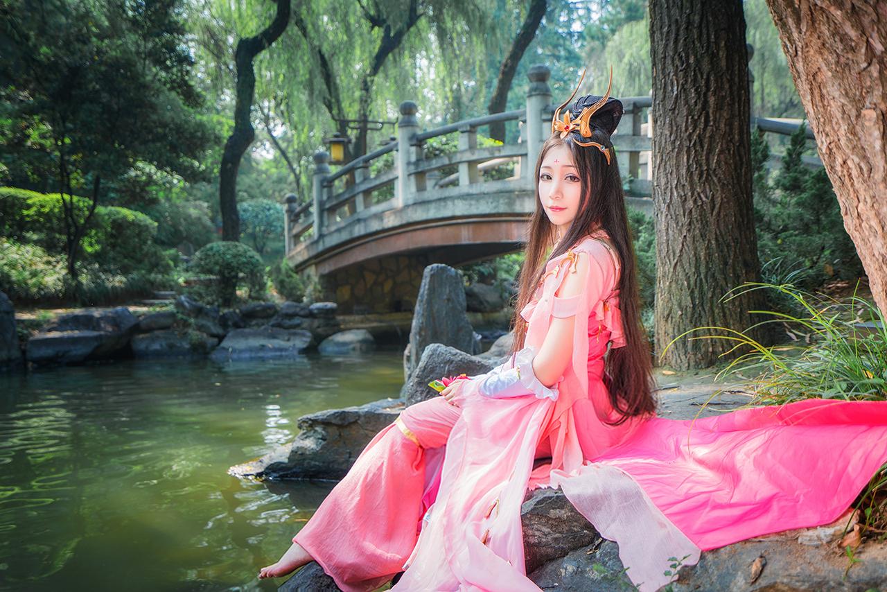 剑网三儒风秀娘cosplay-《闻说》,cosplay,二次元