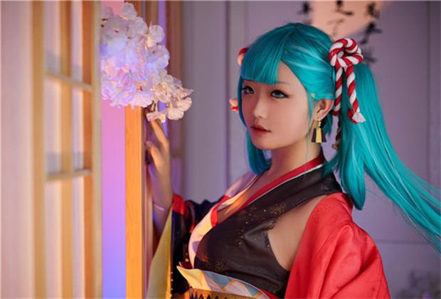 miku 百火缭乱,cosplay,二次元