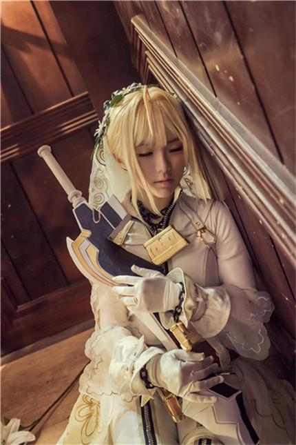 《fate》尼禄花嫁,cosplay,二次元