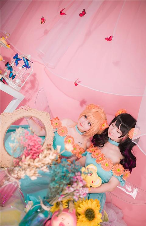 《魔卡少女樱》 木之本樱x大道世知世cosplay,cosplay,二次元