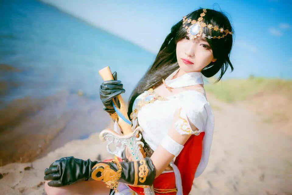 剑网三明教御姐破军cosplay,cosplay,二次元