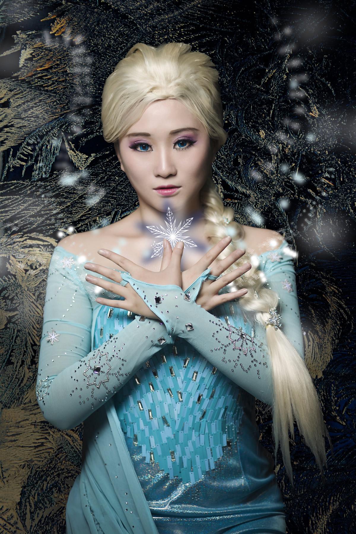 冰雪奇缘Elsa COSPLAY,cosplay,二次元