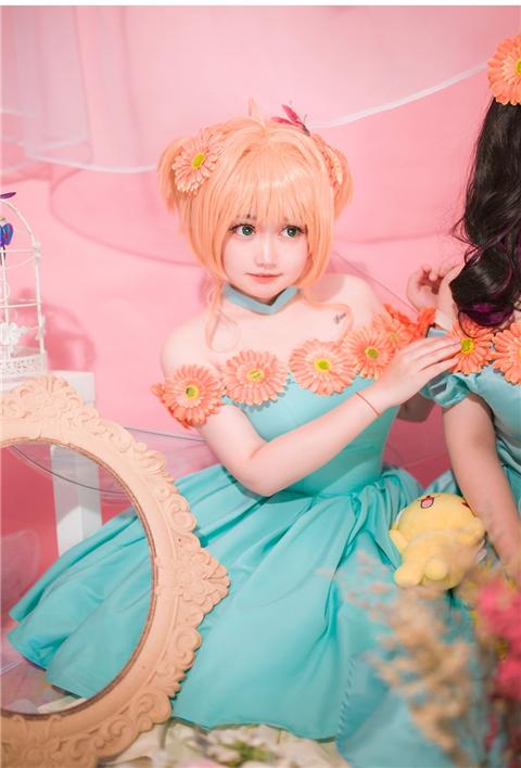 《魔卡少女樱》 木之本樱x大道世知世cosplay,cosplay,二次元