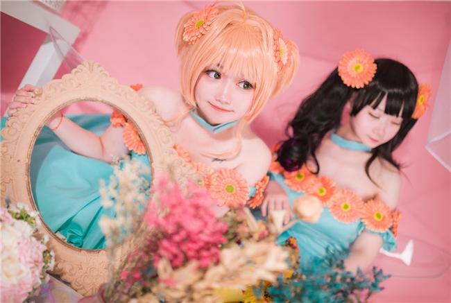 《魔卡少女樱》 木之本樱x大道世知世cosplay