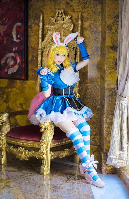 《王者荣耀》 妲己爱丽丝cosplay,cosplay,二次元