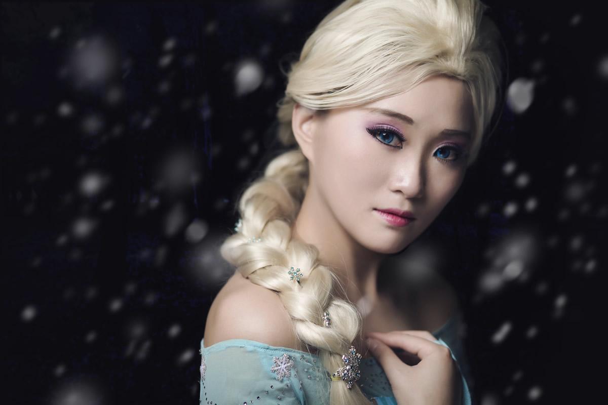 冰雪奇缘Elsa COSPLAY,cosplay,二次元