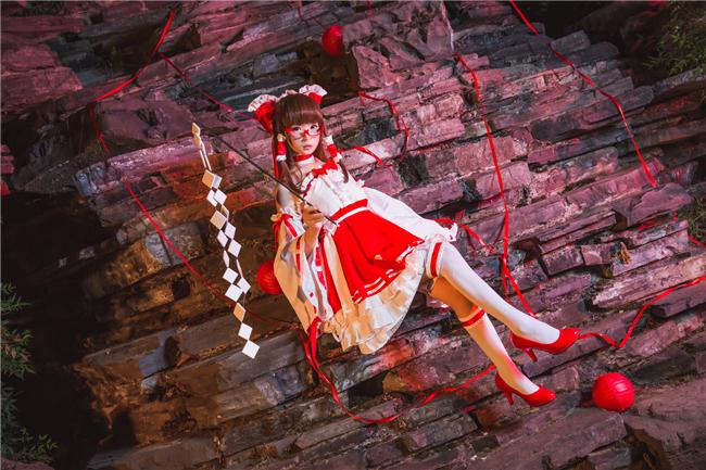 《东方project 》博丽灵梦,cosplay,二次元